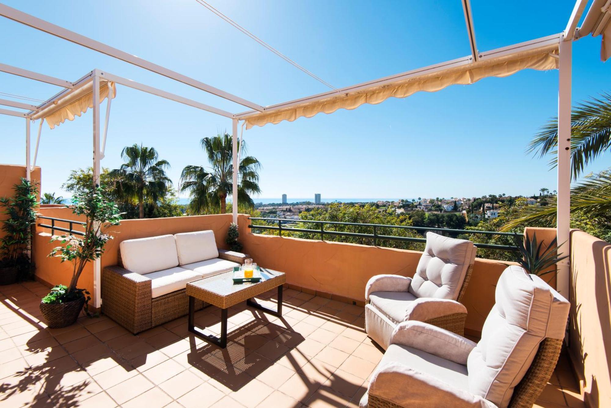 Rentandhomes Penthouse Elviria Golf Marbella Exterior foto